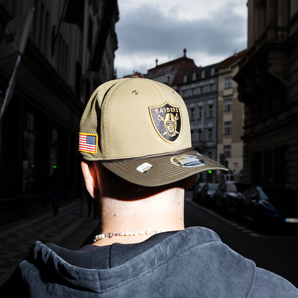 Cap New Era - NFL25 "Salute to Service" - 9SEVENTY Stretch-Snap - Las Vegas Raiders 