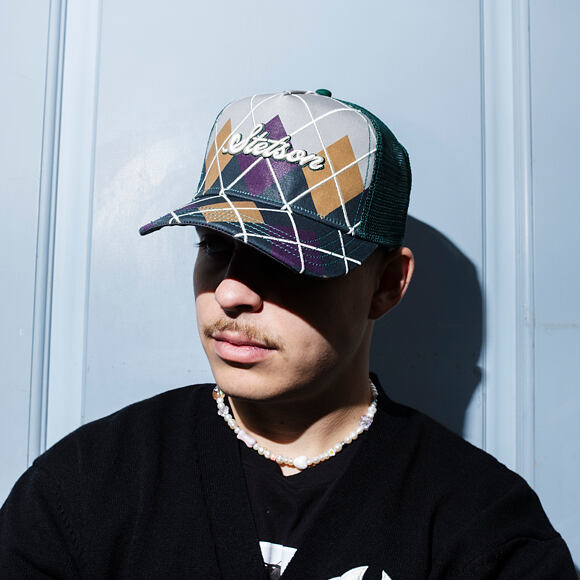 Cap Stetson - Trucker Cap Argyle