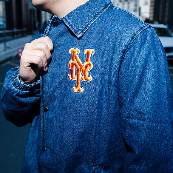 Jacket New Era - MLB Denim Coach Jacket - NY Mets - Denim