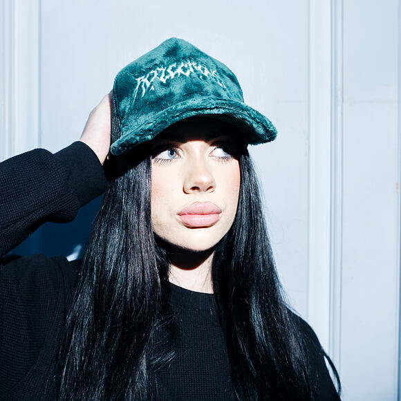 Kšiltovka Reflection Luxury Fuzzy Trucker - Bottle Green/ White