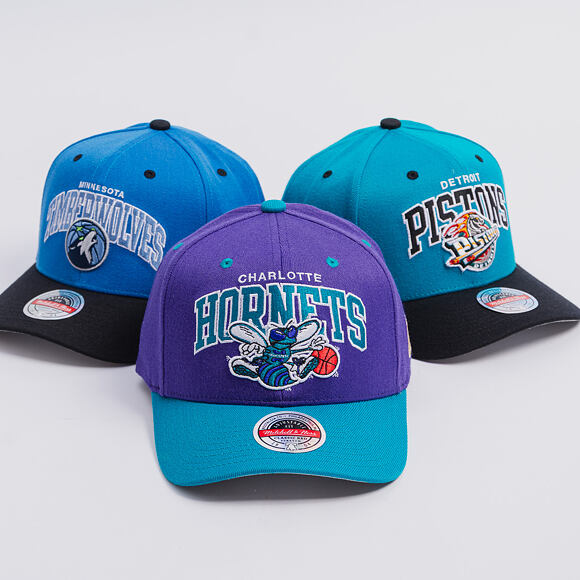 Cap Mitchell & Ness - NBA Team Arch Snapback - Minnesota Timberwolves - Blue / Black
