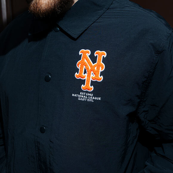 Jacket New Era - MLB Coaches Jacket - NY Mets - Black