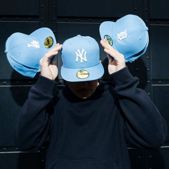 New Era - MLB Seasonal 59FIFTY - LA Dodgers - Sky Blue / Pink UV