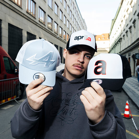 Cap New Era - Piagio Core 9FORTY Trucker - Aprilia - Black