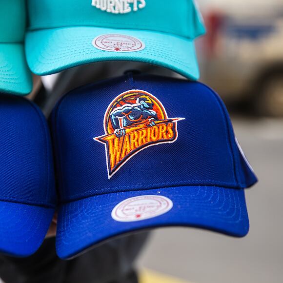 Mitchell & Ness - Golden State Warriors - Double Clutch Pro Snapback Hwc - Navy