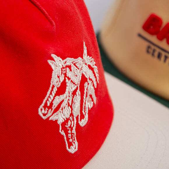 Cap Brixton - Round Up LP Dadcap - Washed Rush/White