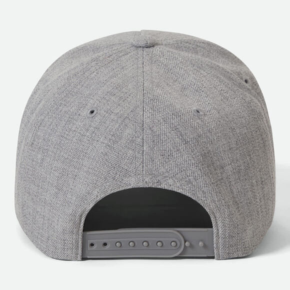 Cap Brixton - Crest MP Snapback - Heather Grey