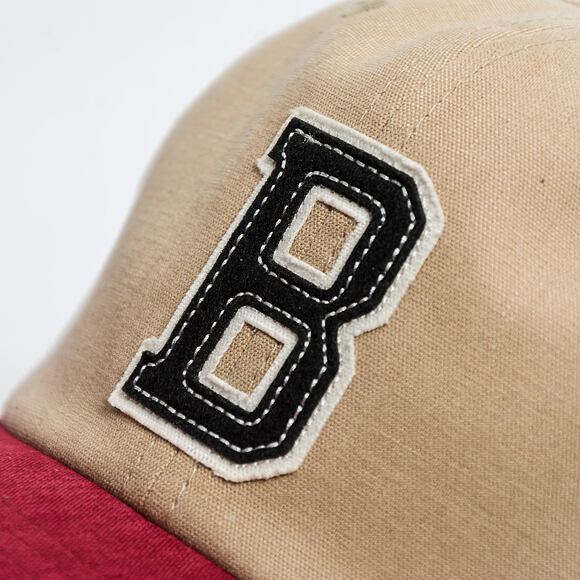 Cap Brixton - Big B Mp Cap - Sand/Burgundy