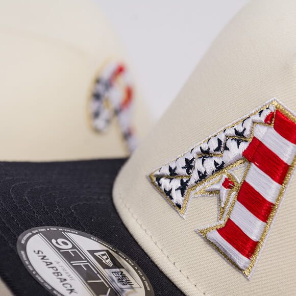 Cap New Era - MLB "American Flag" 9FIFTY - Arizona Diamondbacks - Chrome White