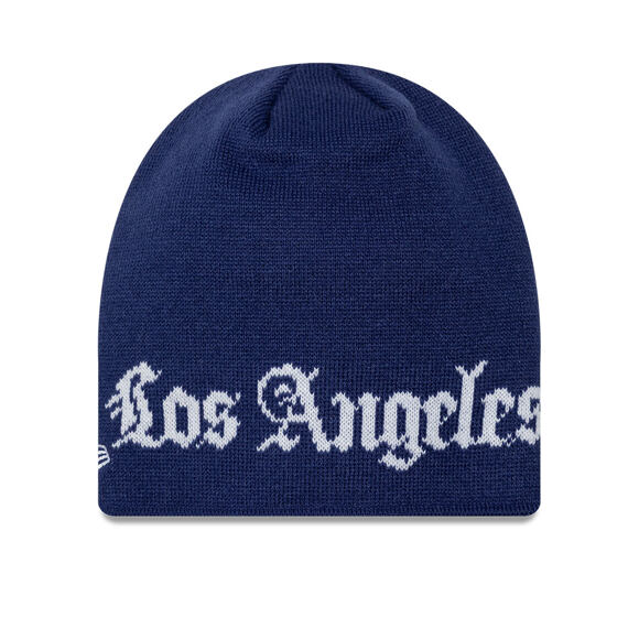 Beanie New Era - MLB Wordmark Skully Knit Thin - LA Dodgers - Royal