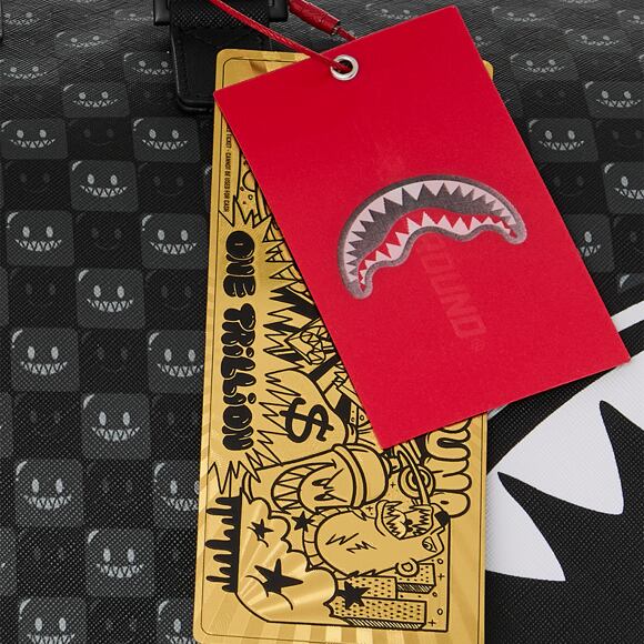 Bag Sprayground - Sharks In Paris Wtf Bubbly Black Check Duffle