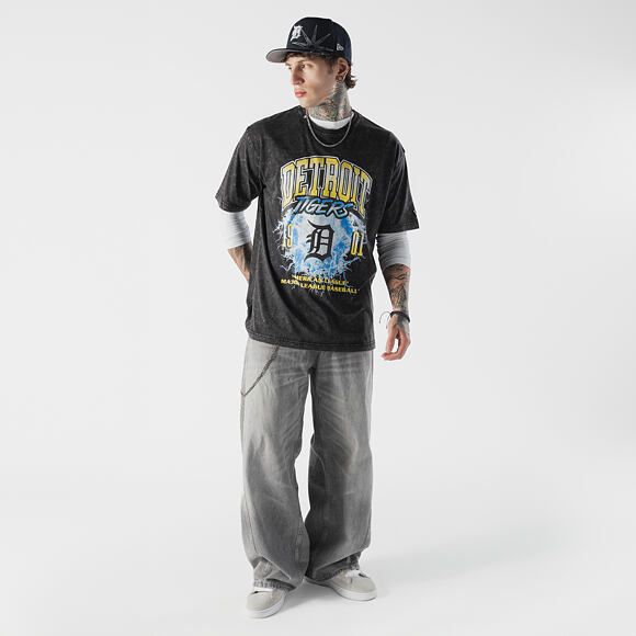 Tee New Era - MLB Lifestyle Graphic Tee - Detroit Tigers - Black