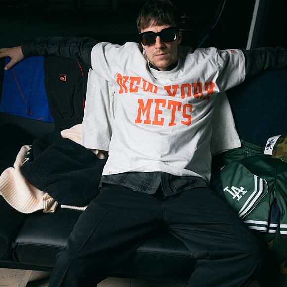 Tee New Era - MLB - NY Mets - Grey