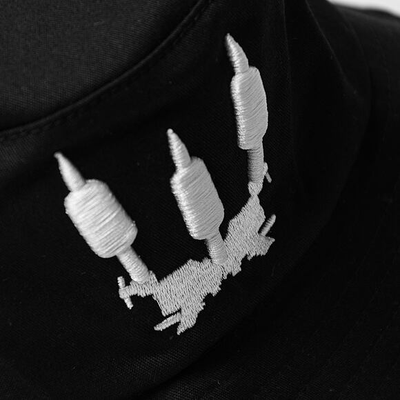 Klobouk Ari Ink Crown 3D .2 Flexfit Cotton Twill Bucket Hat Black