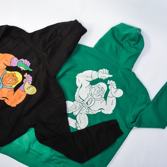 Mikina The Dudes Knight Hoody Black