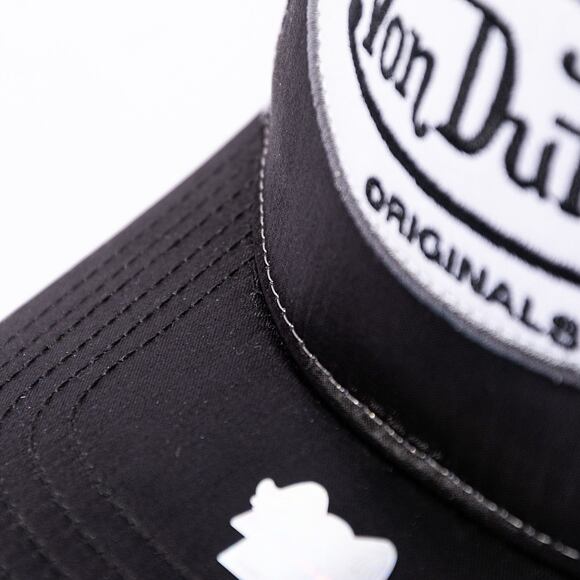 Kšiltovka Von Dutch Trucker Boston - Satin - Black/Grey