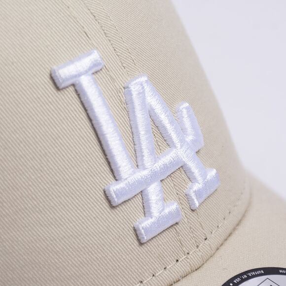 Kšiltovka New Era 9FORTY MLB Side Patch Los Angeles Dodgers Cooperstown Stone / White