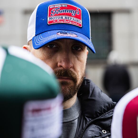 Kšiltovka New Era - Vintage 9FORTY Trucker - Light Royal