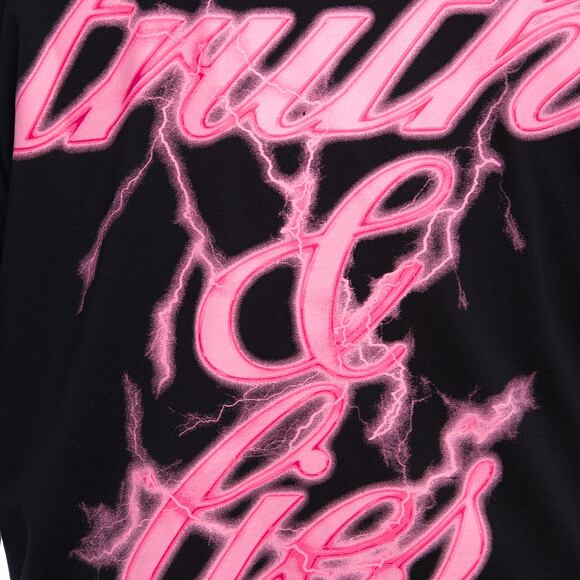 Triko Karl Kani - Retro T&L Backprint Tee - black/pink