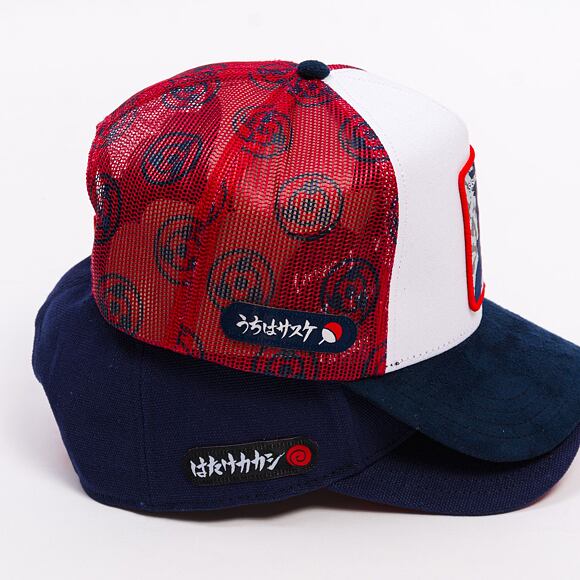 Kšiltovka Trucker Capslab X Naruto - Sasuke Itachi - Serge Coton Mesh Imprime
