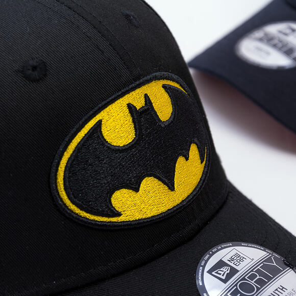 Dětská Kšiltovka New Era - WARNER BROS DC Print 9FORTY - Batman - Black