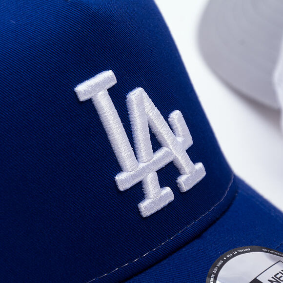 Kšiltovka New Era - MLB Side Patch 9FORTY Trucker - LA Dodgers - Blue