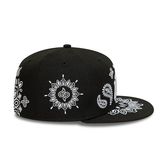 Kšiltovka New Era - MLB Paisley Bandana 59FIFTY - NY Yankees - Black