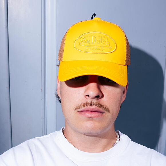 Kšiltovka Von Dutch - Trucker - Cali Patch - Orange