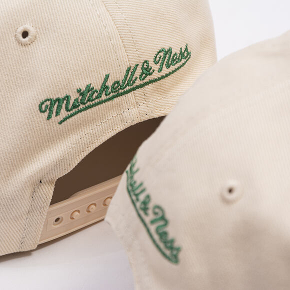 Kšiltovka Mitchell & Ness - Green Orange Pro Crown - Brooklyn Nets - Sand/Green