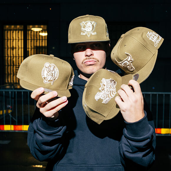 Cap Mitchell & Ness - NHL Fashion Basic Snapback Vntg - Anaheim Ducks - Olive