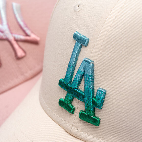 Womens Cap New Era - MLB Womens Metallic Logo 9FORTY - LA Dodgers - Cream