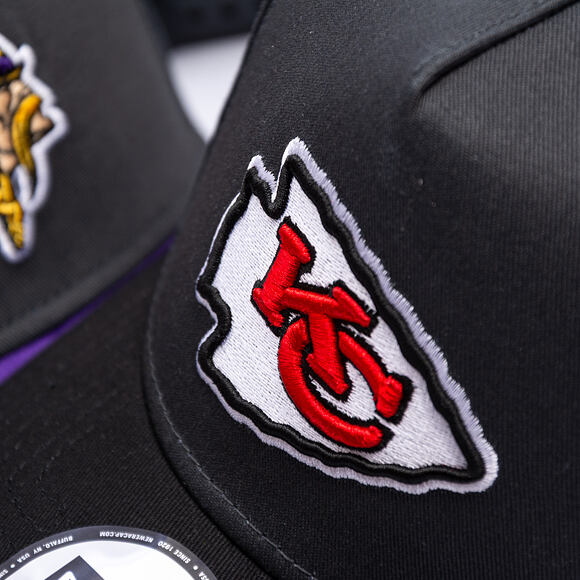 Cap New Era - NFL Charcoal Drop 9FORTY A-Frame - Kansas City Chiefs - Steel Clouds / Black