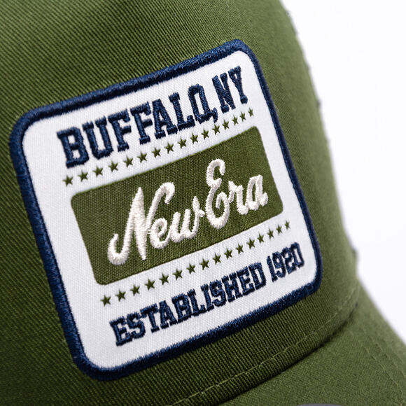 Cap New Era - Branded Patch Trucker 9FORTY Trucker - Rifle Green
