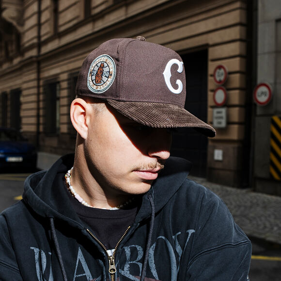 Cap New Era - MLB Cooperstown Cord 19TWENTY - Chicago Cubs - Brown