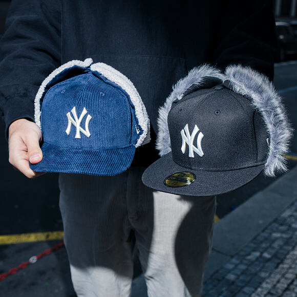 Cap New Era - MLB Dogear Cord 59FIFTY - NY Yankees - Navy / Cream