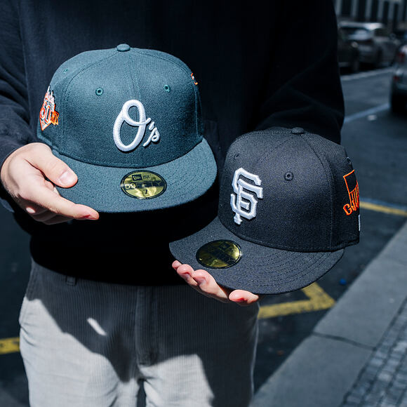 Cap New Era - MLB "Image Drop" ALL OVER 59FIFTY - Baltimore Orioles - Dark Green