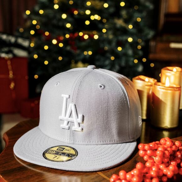 Cap New Era - MLB Basic 59FIFTY - LA Dodgers - Grey / White