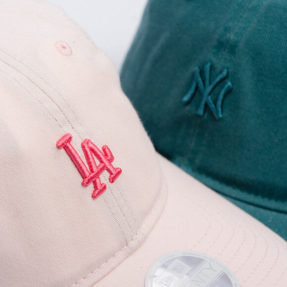Womens Cap New Era - MLB Washed Mini 9TWENTY - LA Dodgers - Blush Pink
