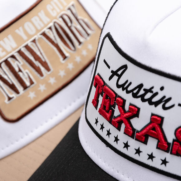 Cap New Era - Branded Location Patch 9FORTY Trucker - Black