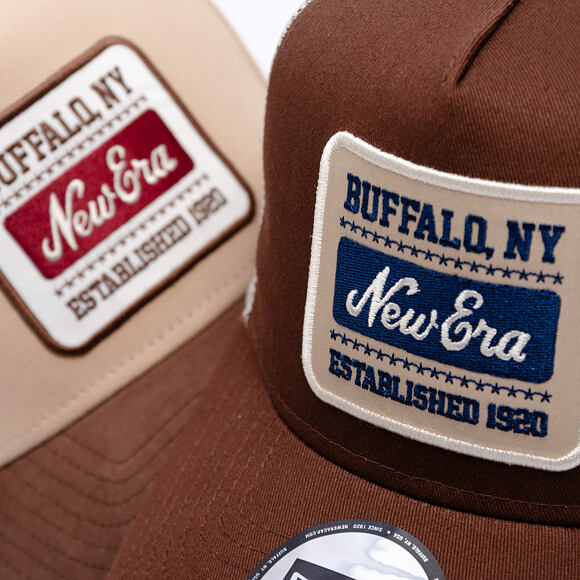 Cap New Era - Branded Patch 9FORTY Trucker - Chestnut Brown