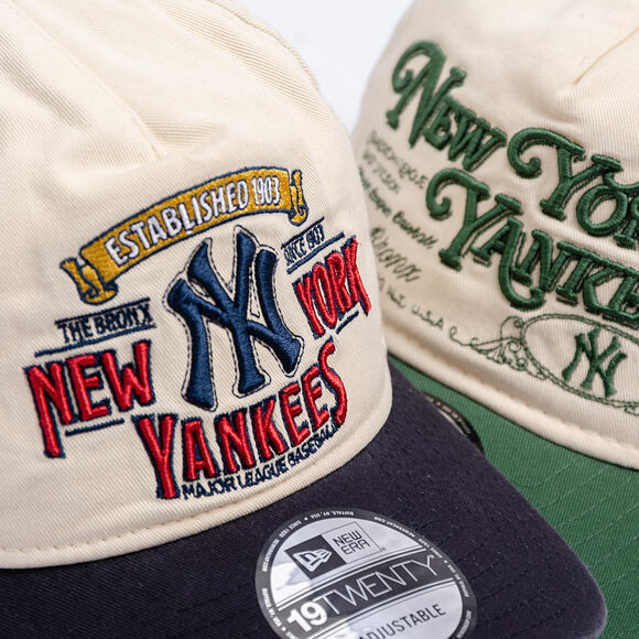 Cap New Era - MLB Washed Graphic 19TWENTY - NY Yankees - Cream