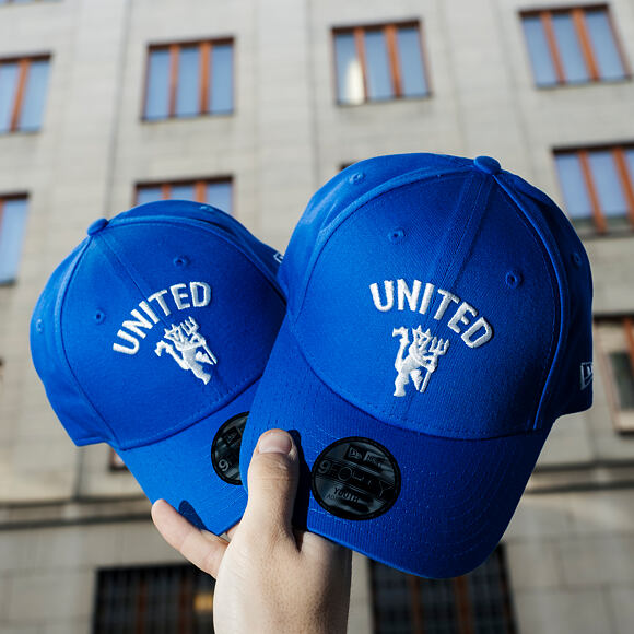 Kids Cap New Era -  Seasonal 9FORTY - Manchester United FC - Blue