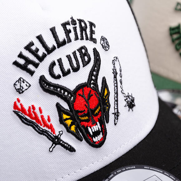 Cap New Era - Hellfire Club 9FORTY A-Frame - Stranger Things - Black
