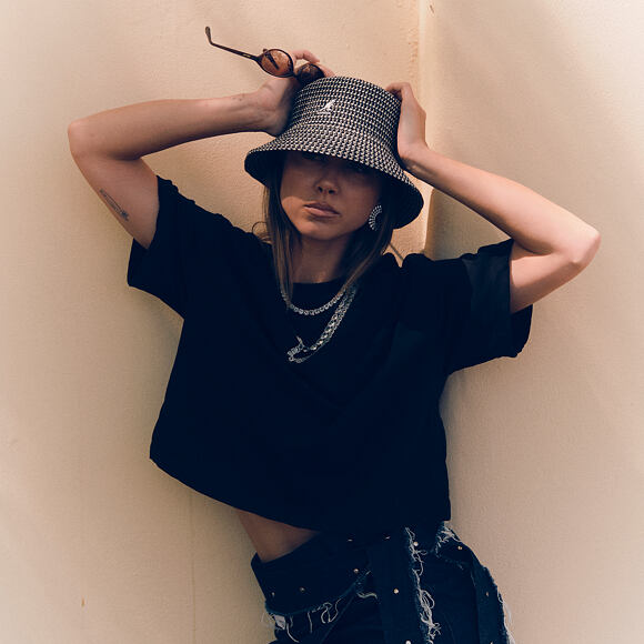 Kangol - Grid Knit Bucket - Black