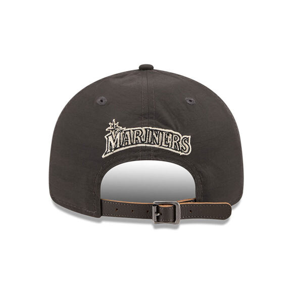 Cap New Era - MLB Nylon Ripstop 9FIFTY Retro Crown - Seattle Mariners - Black
