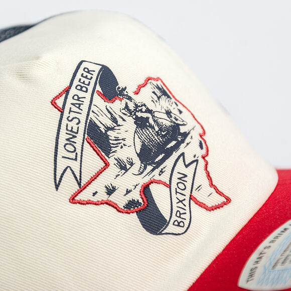 Cap Brixton - Lonestar X Brixton Trucker - Red/White/Blue