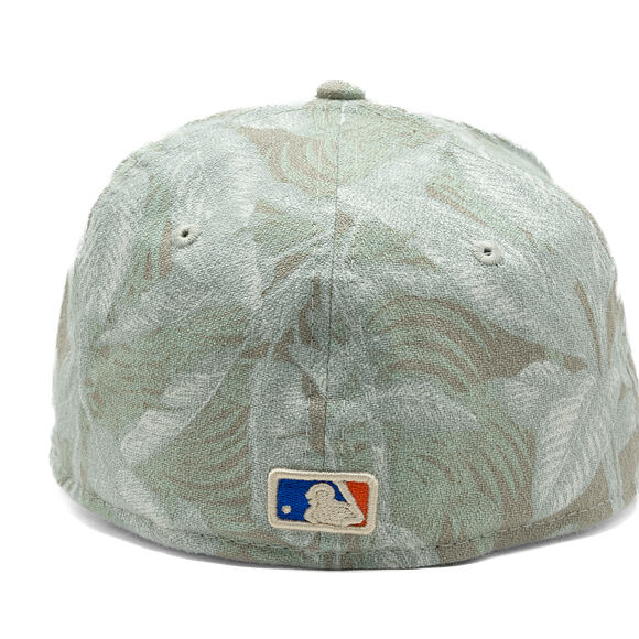 Cap New Era - MLB Three Looms "Leafy Palm" 59FORTY A-Frame - NY Mets - Stone