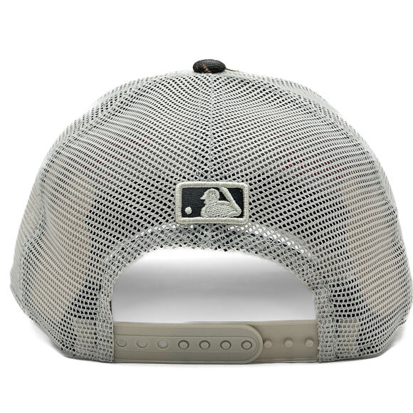 Womens Cap New Era - MLB Summer Leopard 9FORTY M-CROWN A-Frame Trucker - NY Yankees - Brown