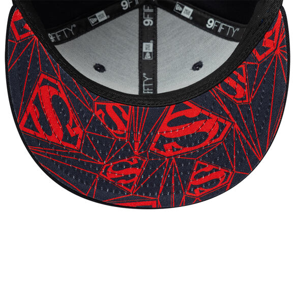 Kids Cap New Era - DC Piping 9FIFTY - Superman - Royal / Navy
