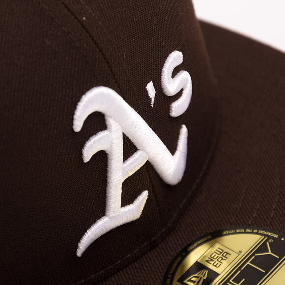 New Era - MLB Seasonal 59FIFTY - Oakland Athletics - Burnt Wood - Brown